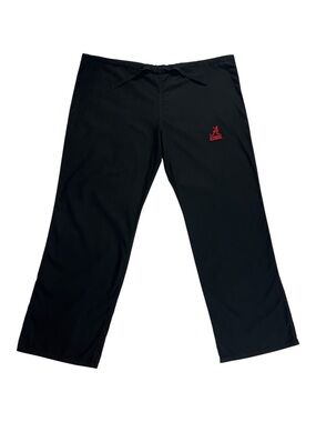 University of Alabama Black Scrub Pants Straight Leg Drawstring Waist Men Sz XL